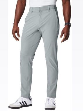 Fabletics Stretch Pants Grey 38x34 Golf Athletic Polo Sports Activewear Outdoors